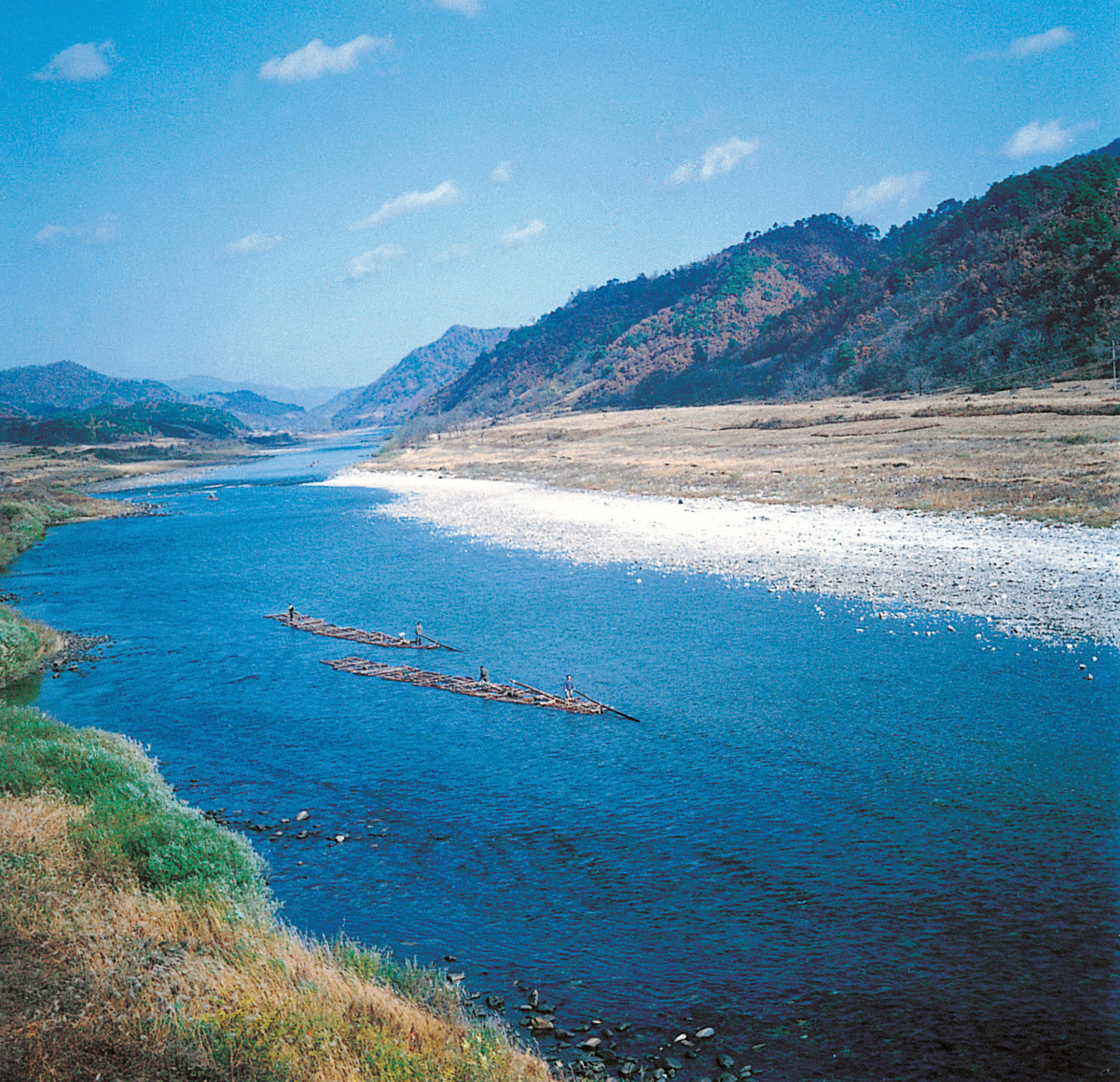 강원도 판교군 임진강 떼몰이 (제공 : 평화문제연구소) 1번째 사진